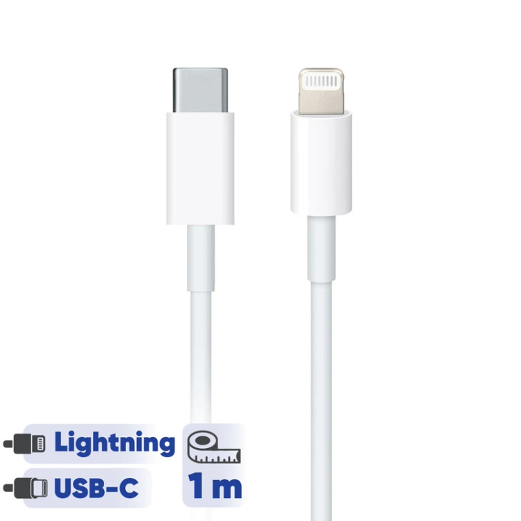 کابل تبدیل USB-C به لایتنینگ اپل iphone 13 طول 1 متر